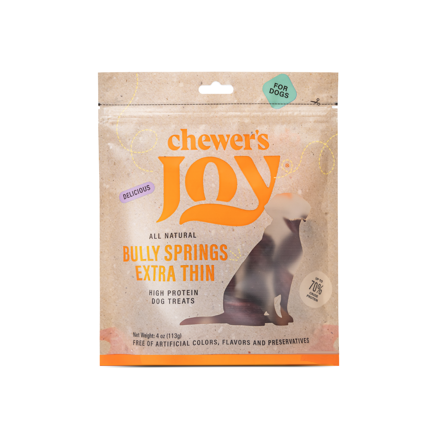 Bully Spring Extra Thin for Dogs (4oz)-0
