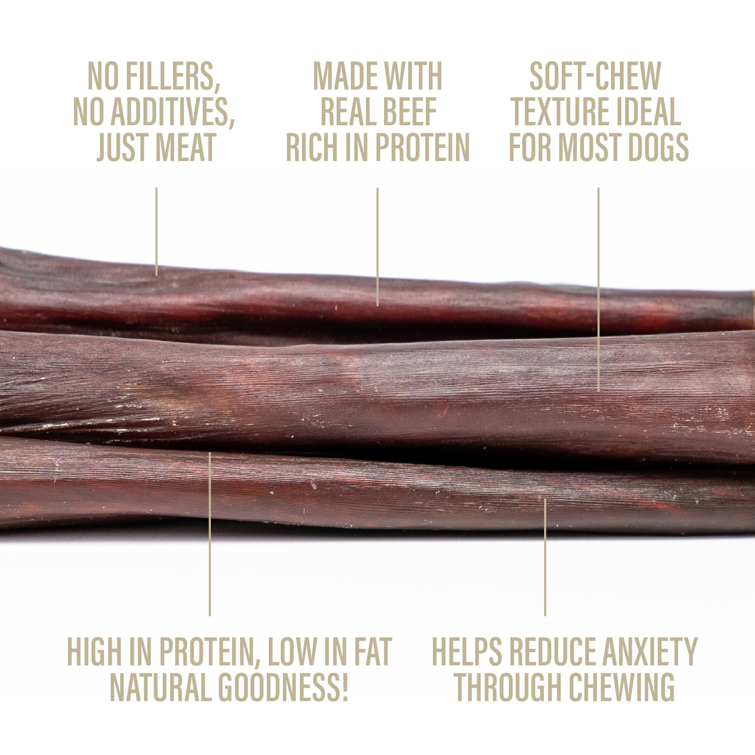 Beef Jerky Sticks for Dogs – 5-6" (8oz)-1