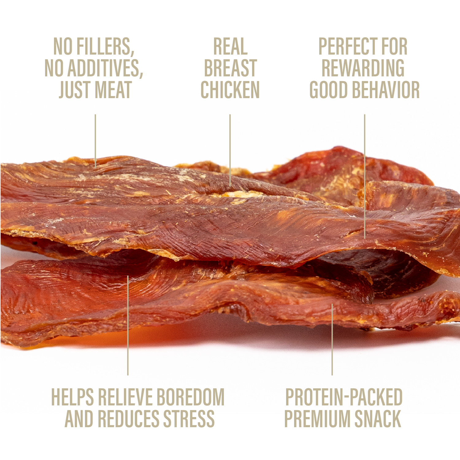 Chicken Jerky – 100% Real Meat Treats (1LB)-1