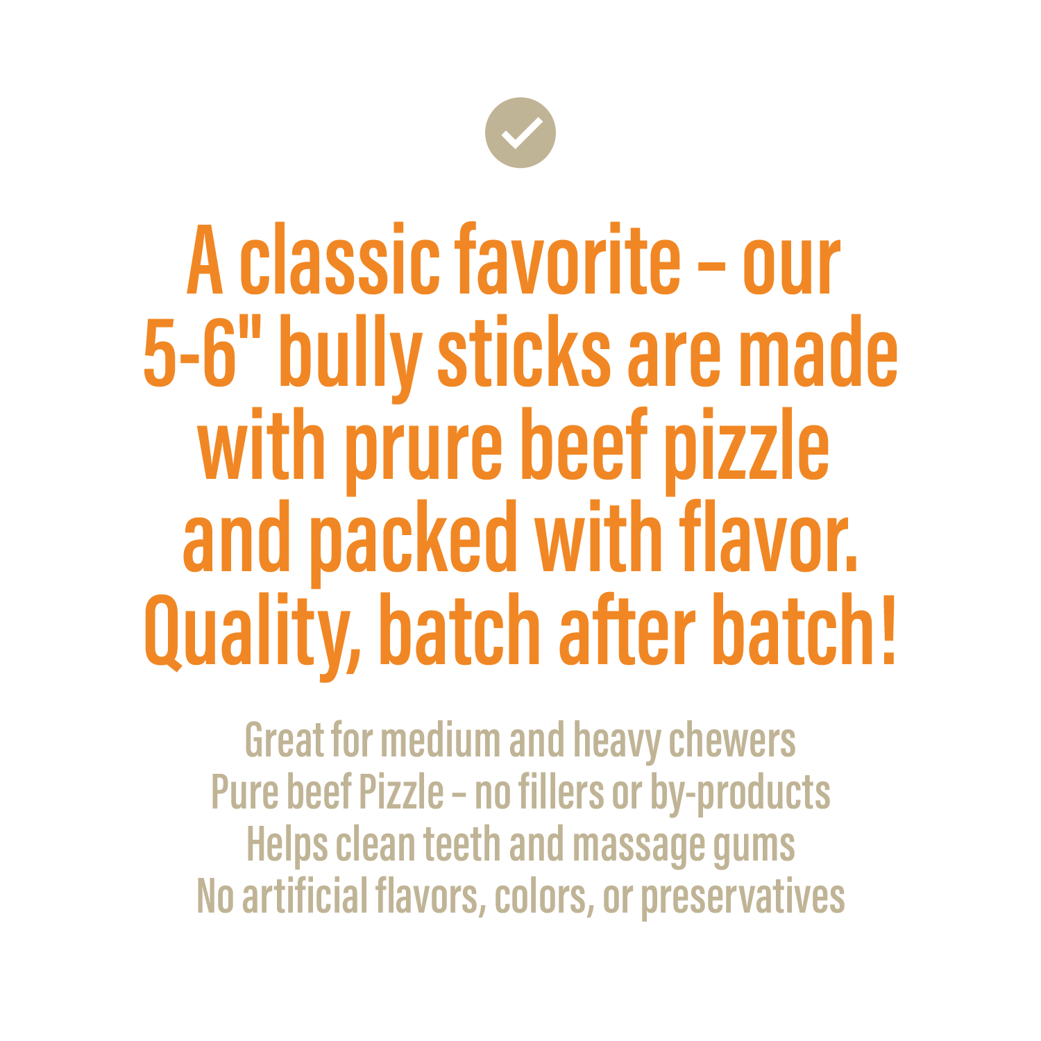 Bully Sticks for Dogs – 5-6" (8oz)-2