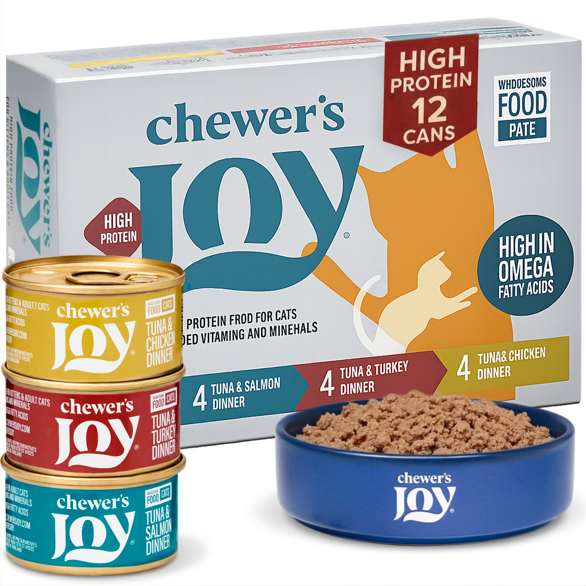 Variety Pack Dinner for Cats – 3 Flavors-0