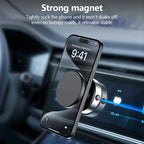 Electric Vacuum Magnetic Car Mount Stand for Cell Phone 360° Rotation Strong Suction Cup for iPhone 14 15 16 Hands-Free Holder